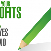 grow your profits check mark sign concept illustration design graphic