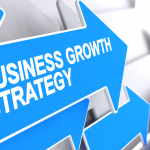 arrows pointing to business growth strategy