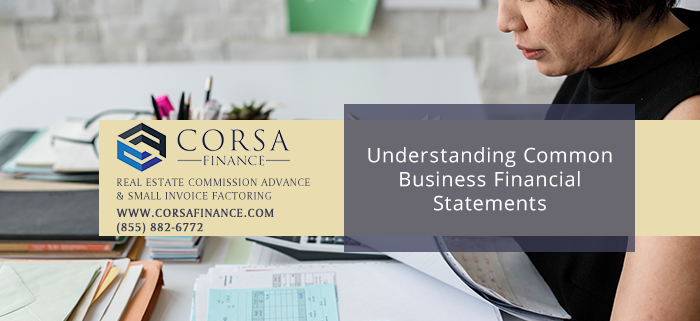 Overview of Common Business Financial Statements