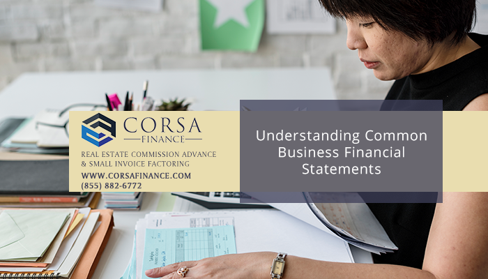 Overview of Common Business Financial Statements