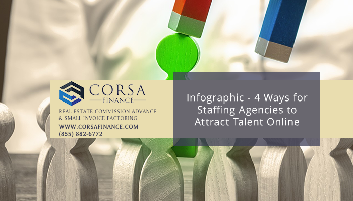 4 Ways Staffing Agencies Can Attract Top Talent Online - Infographic